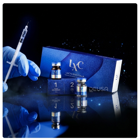 LxC Lacto Exo Colla, mesoterapia bioregenerativa de última generación con biotecnología vegetal para medicina estética.